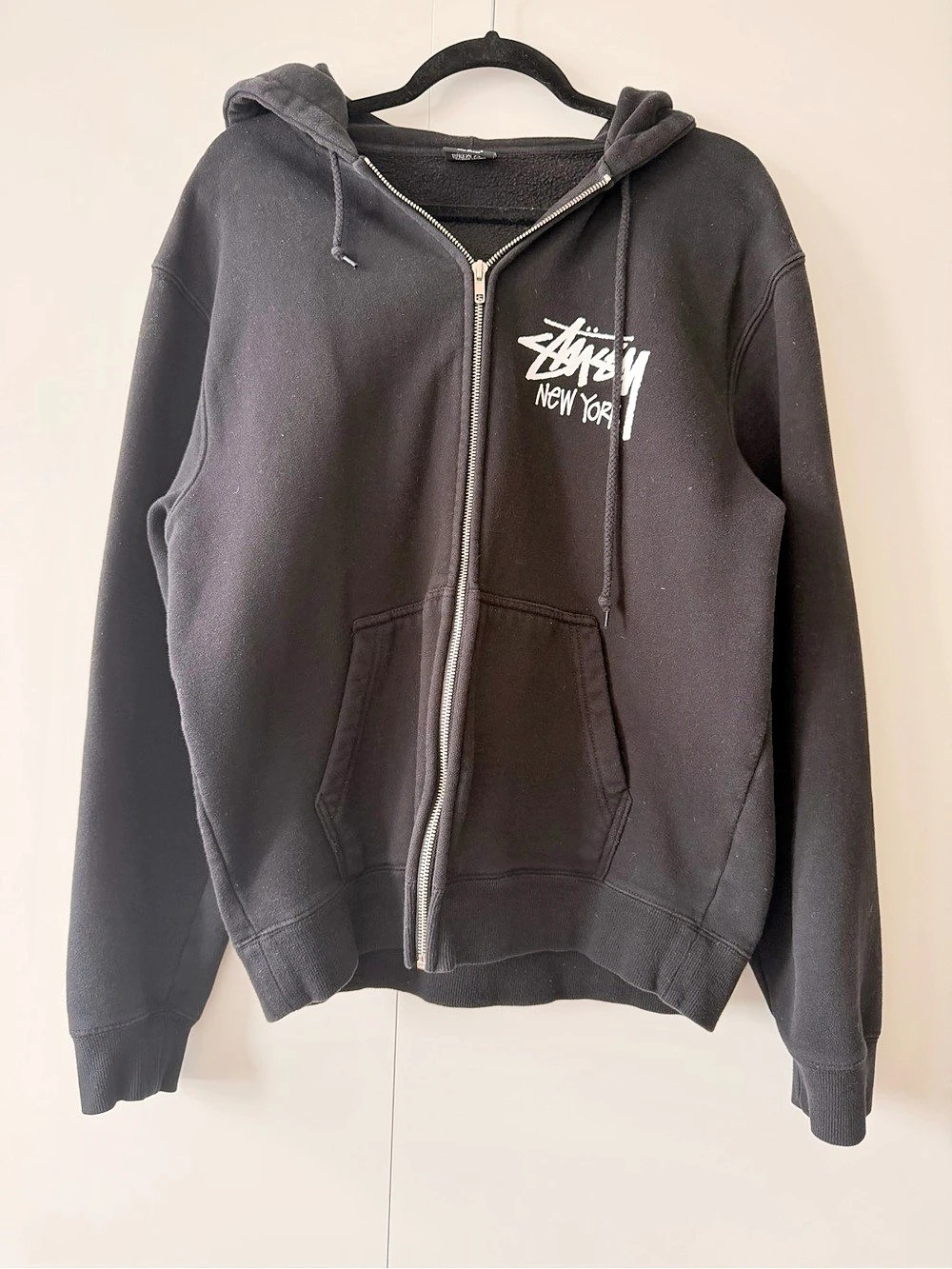Stussy New York Zip Hoodie Black